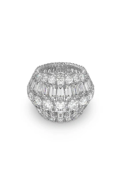 Swarovski Hyperbola Cocktail Ring In Neutral