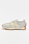 New Balance 327 Low-top Suede And Mesh Trainers In Neutral