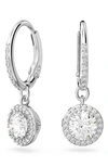 Swarovski Constella Drop Earrings In Silver