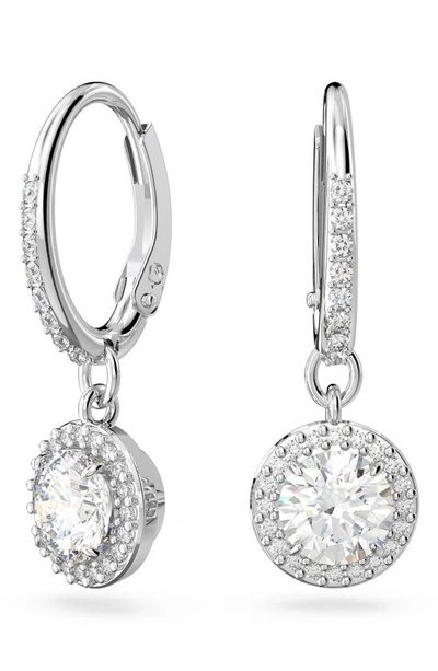 Swarovski Constella Drop Earrings In Silver