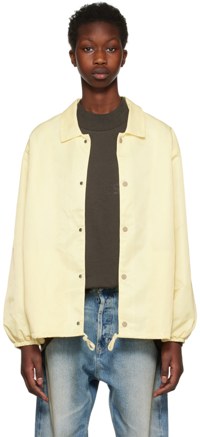 Essentials Yellow '1977' Jacket In Canary