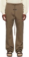 ESSENTIALS BROWN RELAXED LOUNGE PANTS