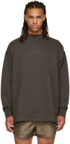 ESSENTIALS GRAY RELAXED SWEATSHIRT