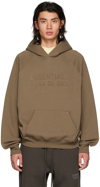 ESSENTIALS BROWN RAGLAN HOODIE