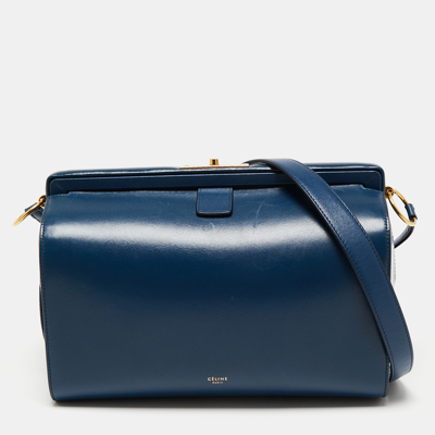 Pre-owned Celine Blue Leather Shoulder Bag