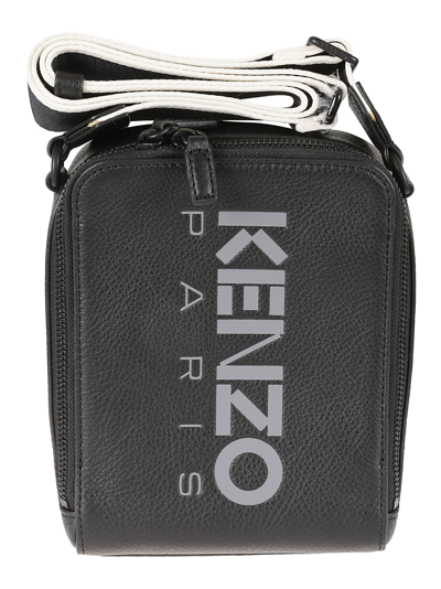 Kenzo Graphy Crossbody Bag In Black