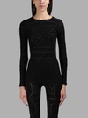 GARETH PUGH BLACK LONG SLEEVES T-SHIRT