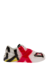 DOLCE & GABBANA NEW ROMA MULTICOLOR ALL-OVER GRAFFITI SNEAKERS IN LEATHER MULTICOLOR MAN DOLCE & GABBANA