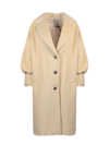 Hevo Santacaterina Coat In Beige