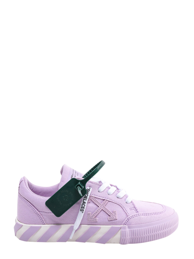 Off-white Low Vulcanized Lilac Low-top Trainers In Pink
