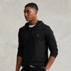 Ralph Lauren Jersey Hooded T-shirt In Polo Black