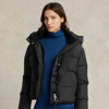 Ralph Lauren Water-resistant Down Hooded Jacket In Polo Black
