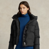 Polo Ralph Lauren Water-resistant Down Hooded Jacket In Polo Black