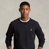 Polo Ralph Lauren Double-knit Sweatshirt In Polo Black/cream Pp