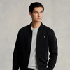 Ralph Lauren Double-knit Bomber Jacket In Polo Black