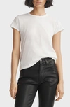 Rag & Bone Slub-texture Pima-cotton T-shirt In Bright White