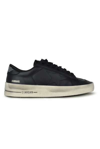 Golden Goose Stardan Trainers In Leather In Black