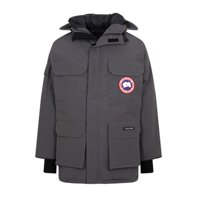 Canada Goose Expedition Parka Nylon Down Jacket In Grey