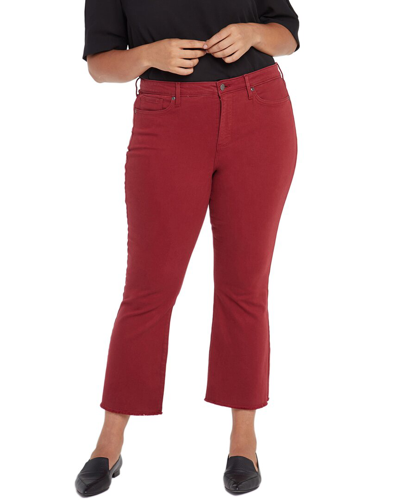 NYDJ PLUS FIONA BOYSENBERRY REACTIVE SLIM FLARE JEAN