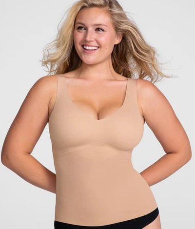 Honeylove Liftwear Tank In Sand