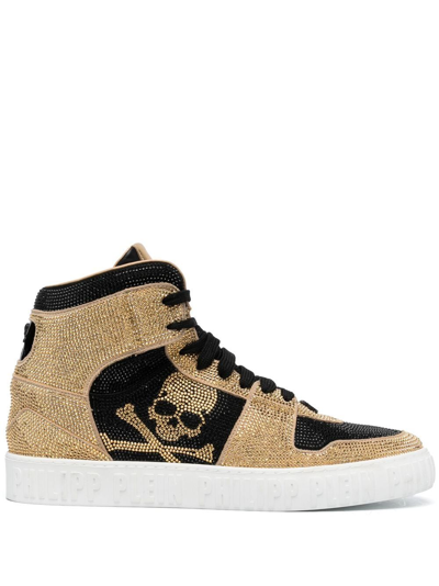 Philipp Plein Notorious Hi-top Trainers In Black