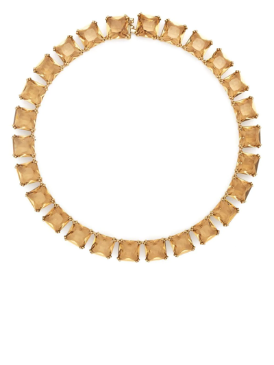 Swarovski Millenia Crystal Necklace In Gold