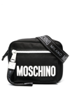MOSCHINO LOGO-PRINT SHOULDER BAG