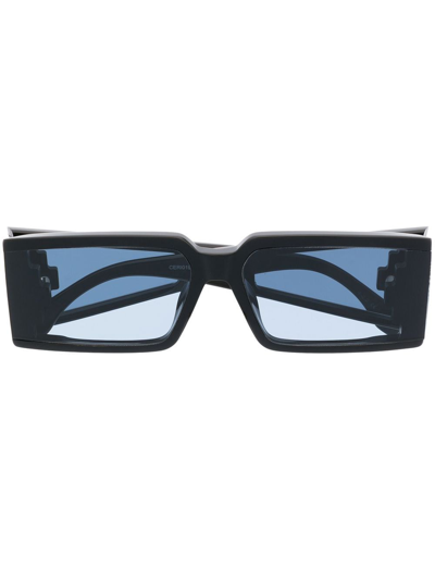 Marcelo Burlon County Of Milan Fagus Square-frame Sunglasses In Schwarz