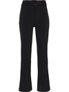 Goldbergh Pippa Belted Softshell Ski Trousers In Schwarz