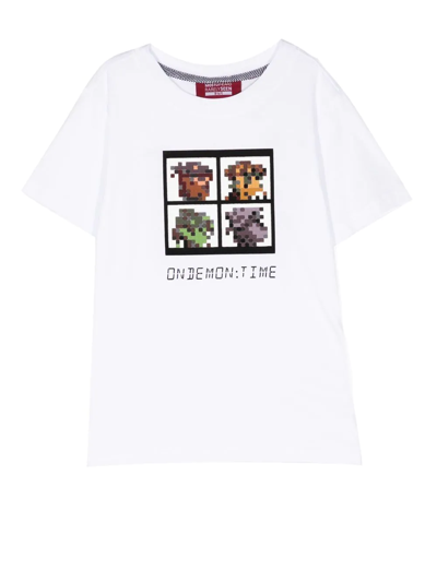 Mostly Heard Rarely Seen 8-bit Mini On Demon Time T-shirt In Weiss