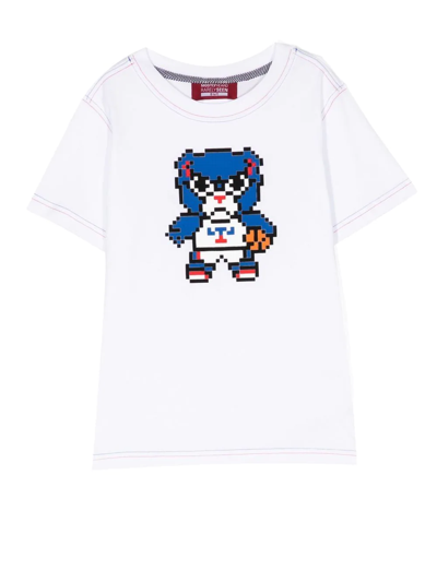 Mostly Heard Rarely Seen 8-bit Kids' Mini Philadelphia T-shirt In Weiss