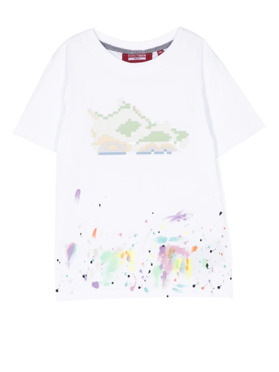 Mostly Heard Rarely Seen 8-bit Mini Pastel J T-shirt In Weiss