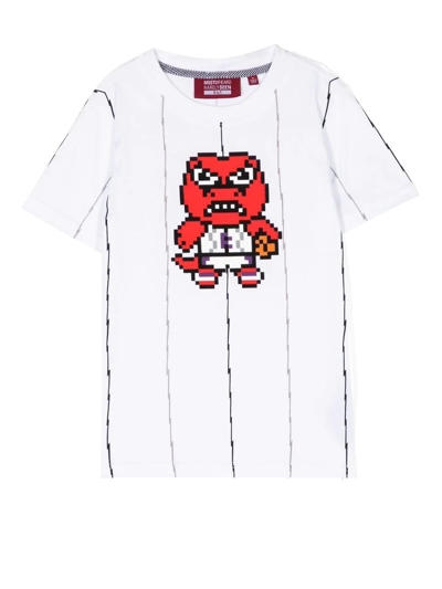 Mostly Heard Rarely Seen 8-bit Kids' Toronto Lightning Print T-shirt In Weiss
