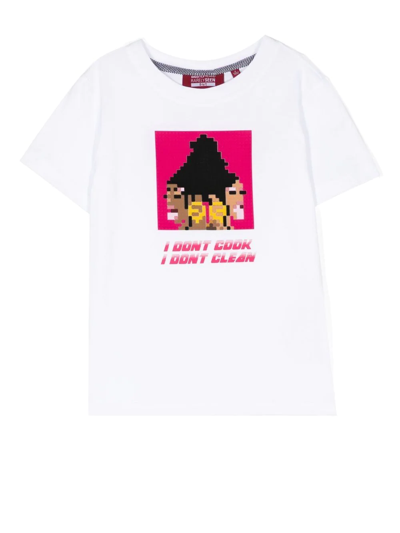 Mostly Heard Rarely Seen 8-bit Graphic-print Short-sleeve T-shirt In Weiss