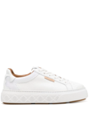 TORY BURCH LOW-TOP LEATHER SNEAKERS