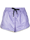 Moncler Polartec® Insulated Nylon Ripstop Shorts In Violett