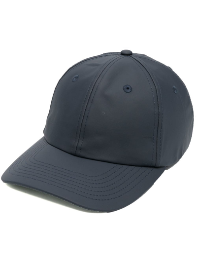 Rains Waterproof Curve-peak Cap In Blue