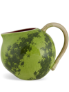 BORDALLO PINHEIRO 'MELANCIA' GLAZED PITCHER