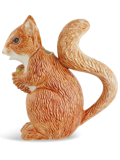 Bordallo Pinheiro 'jarros' Squirrel Pitcher In Brown