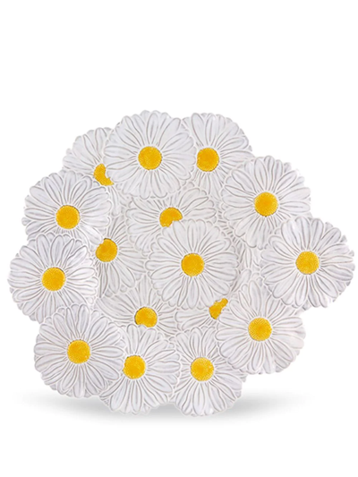 Bordallo Pinheiro 'maria Flor' Centerpiece In White