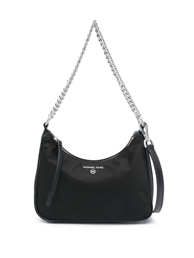 Michael Michael Kors Jet Set Zipped Shoulder Bag In 001 Black