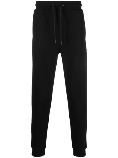 Karl Lagerfeld Logo-print Drawstring Track Trousers In Black