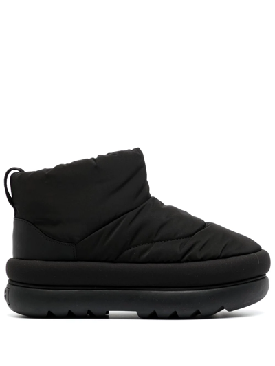 Ugg Padded Ankle Boots In Nero