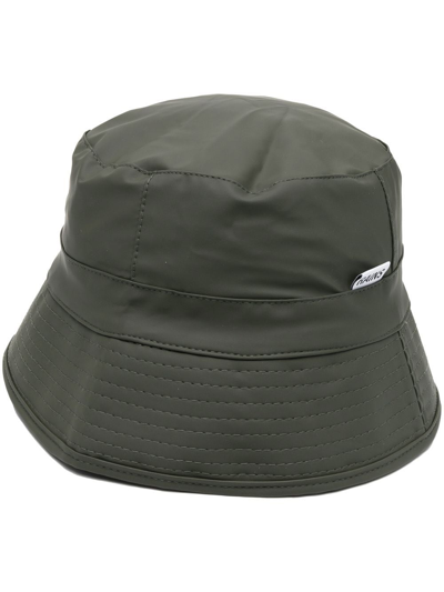 Rains Waterproof Bucket Hat In Grün