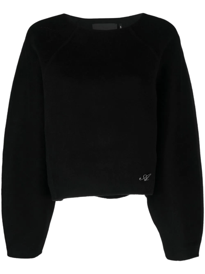 Axel Arigato Logo-embroidered Jumper In Schwarz