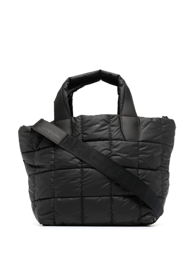 Veecollective Quilted Tote Bag In Schwarz