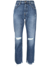 WASHINGTON DEE CEE RANCH DISTRESSED LOOSE-FIT JEANS