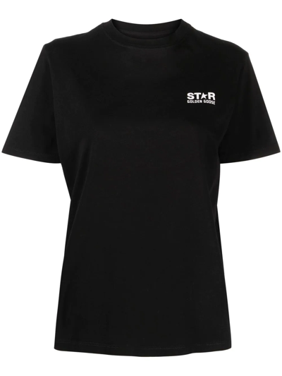Golden Goose Logo-print Short-sleeve T-shirt In Black