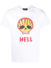Botter White Skull Graphic-print Organic-cotton T-shirt In Weiss