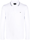 EMPORIO ARMANI LOGO PRINT POLO SHIRT